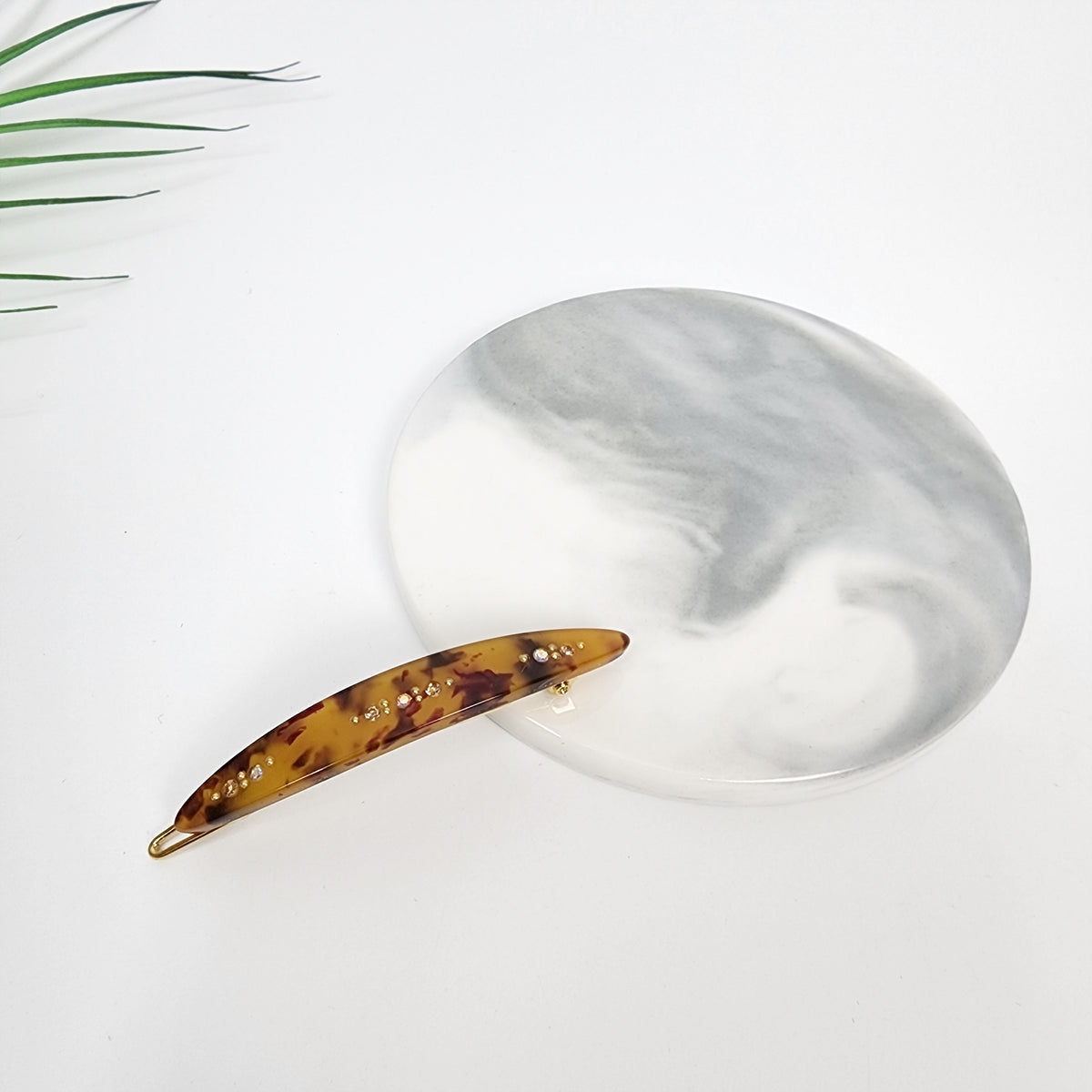 Laurence Slim Oval Bobby Pin 2.3 in – 2 Pumpkin Brown