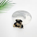 Half Moon Mini Hair Claw Clip 1.6 in – 1 Leopard Beige