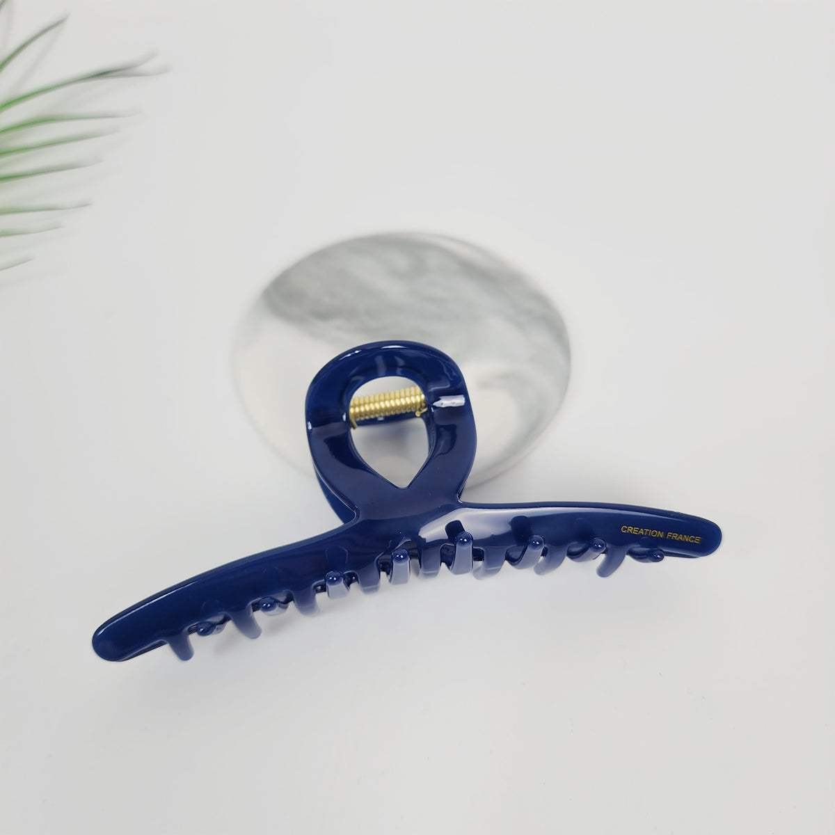 Twist Wire Jumbo Hair Claw Clip 5.3 in – 10 Pure Blue