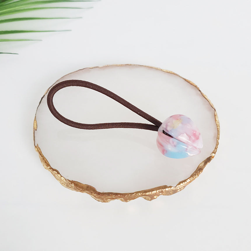 Tulip Hair Tie 0.8 in – 14 Pink Sky
