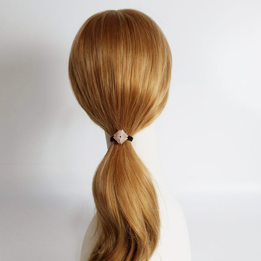 Tulip Hair Tie 0.8 in – Tortoise Shell Marble & Solid, French-style