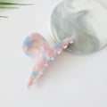 Elle Ribbon Medium Hair Claw Clip – 1 Pink Sky