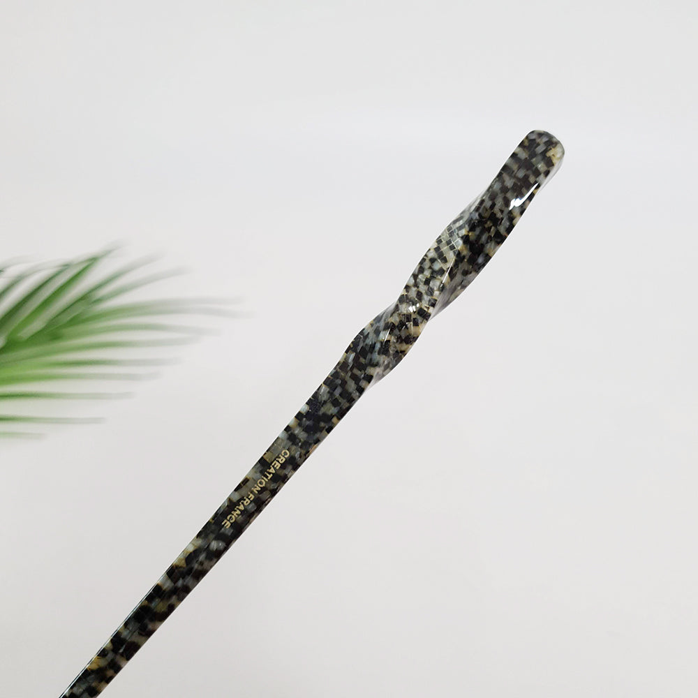 Basic Twist Hair Stick 6.9 in – Tortoise Shell Marble, French Pin
