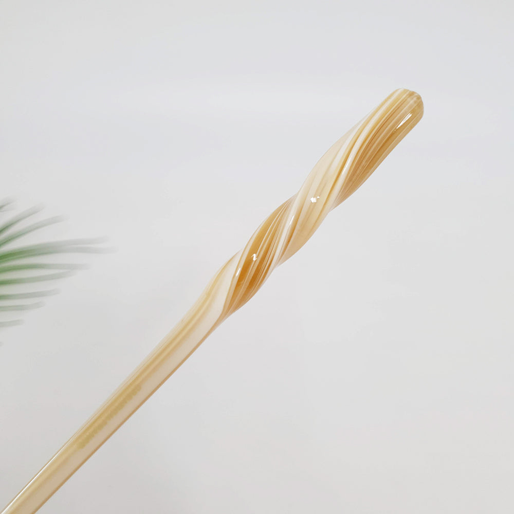 Basic Twist Hair Stick 6.9 in – Tortoise Shell Marble, French Pin