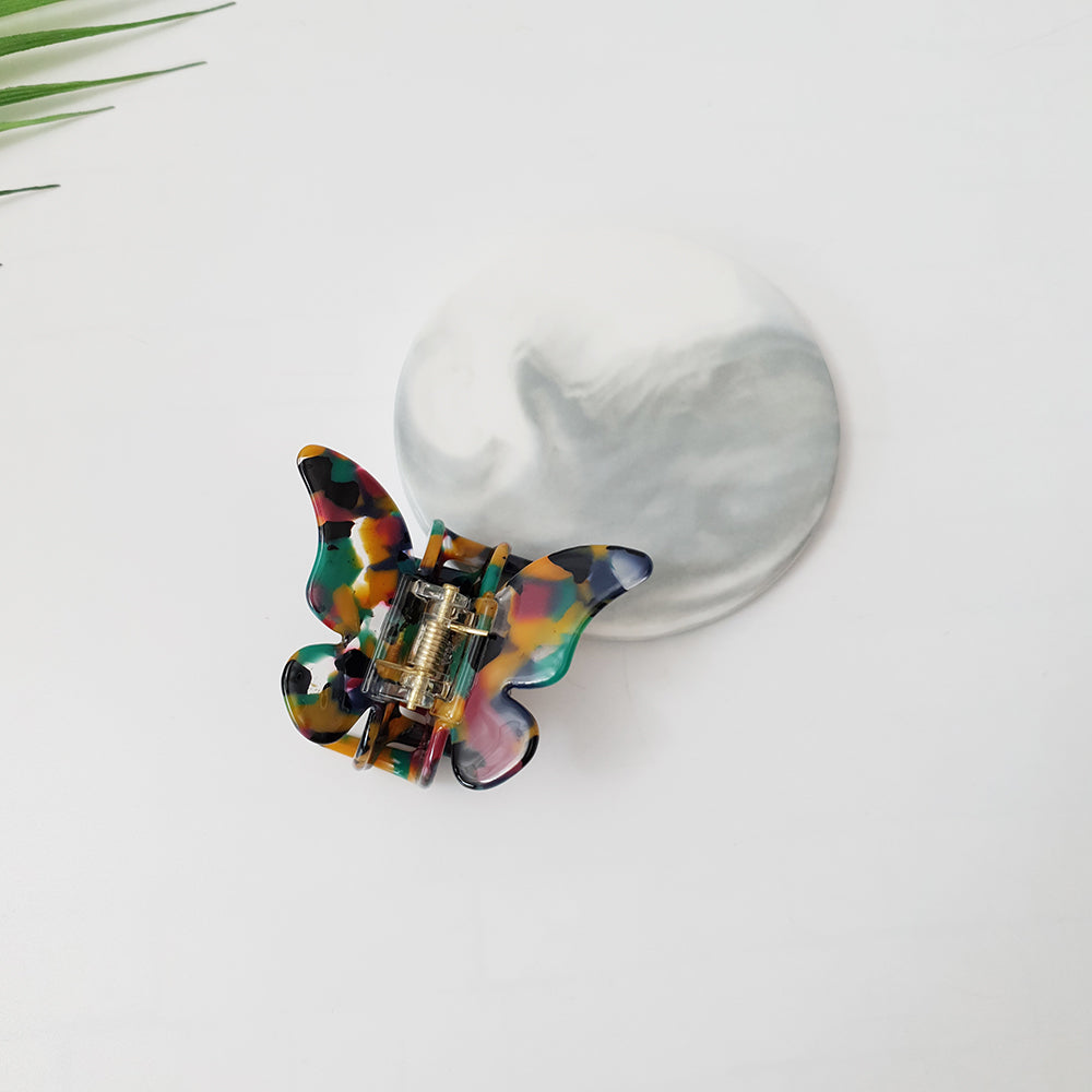 Butterfly Small Hair Claw Clip 2.6 in – 6 Art Monet