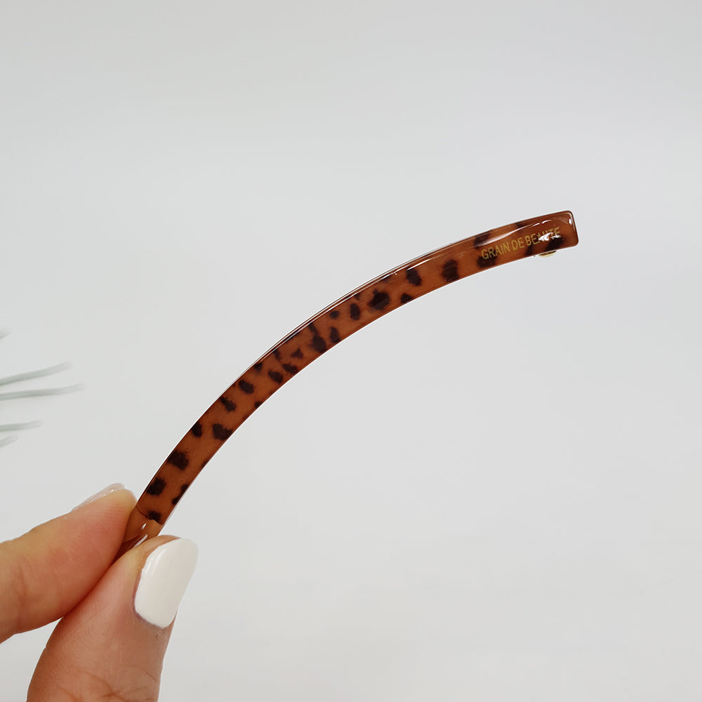 Slim Comb Small Banana Clip 3.1 in – 7 Leopard