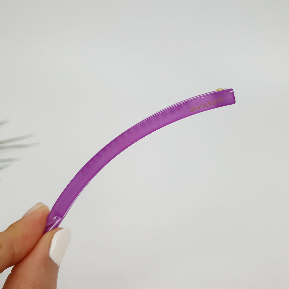 Slim Comb Small Banana Clip 3.1 in – 8 Lavender