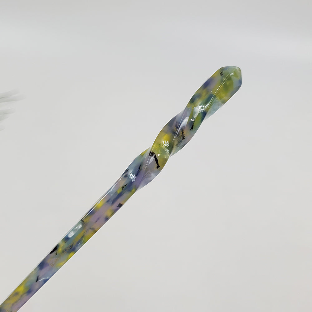 Basic Twist Hair Stick 6.9 in – Tortoise Shell Marble, French Pin