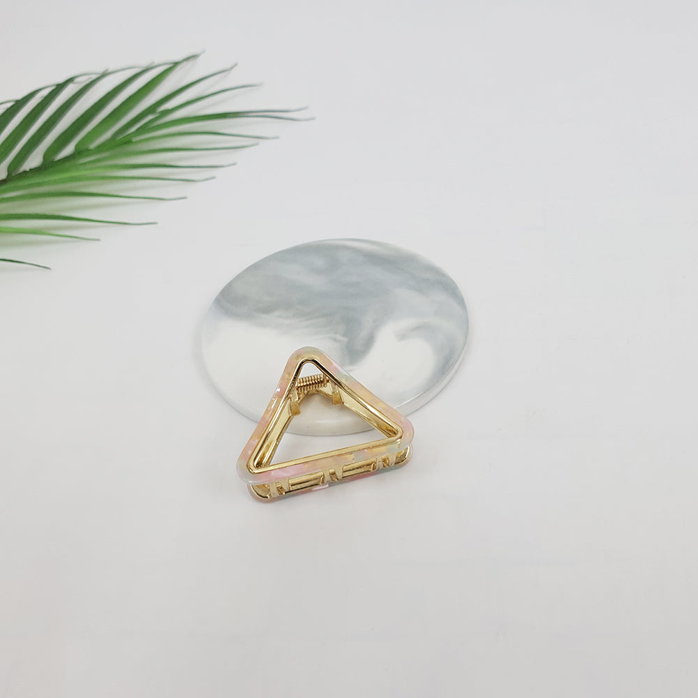 Triangle Mini Hair Claw Clip 2.0 in – 9 Pink Mint