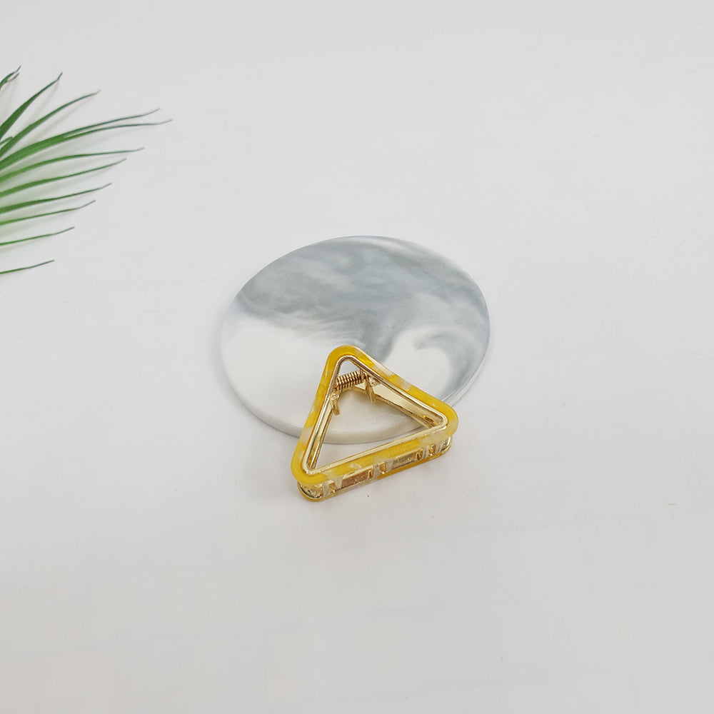 Triangle Mini Hair Claw Clip 2.0 in – 17 Art Yellow
