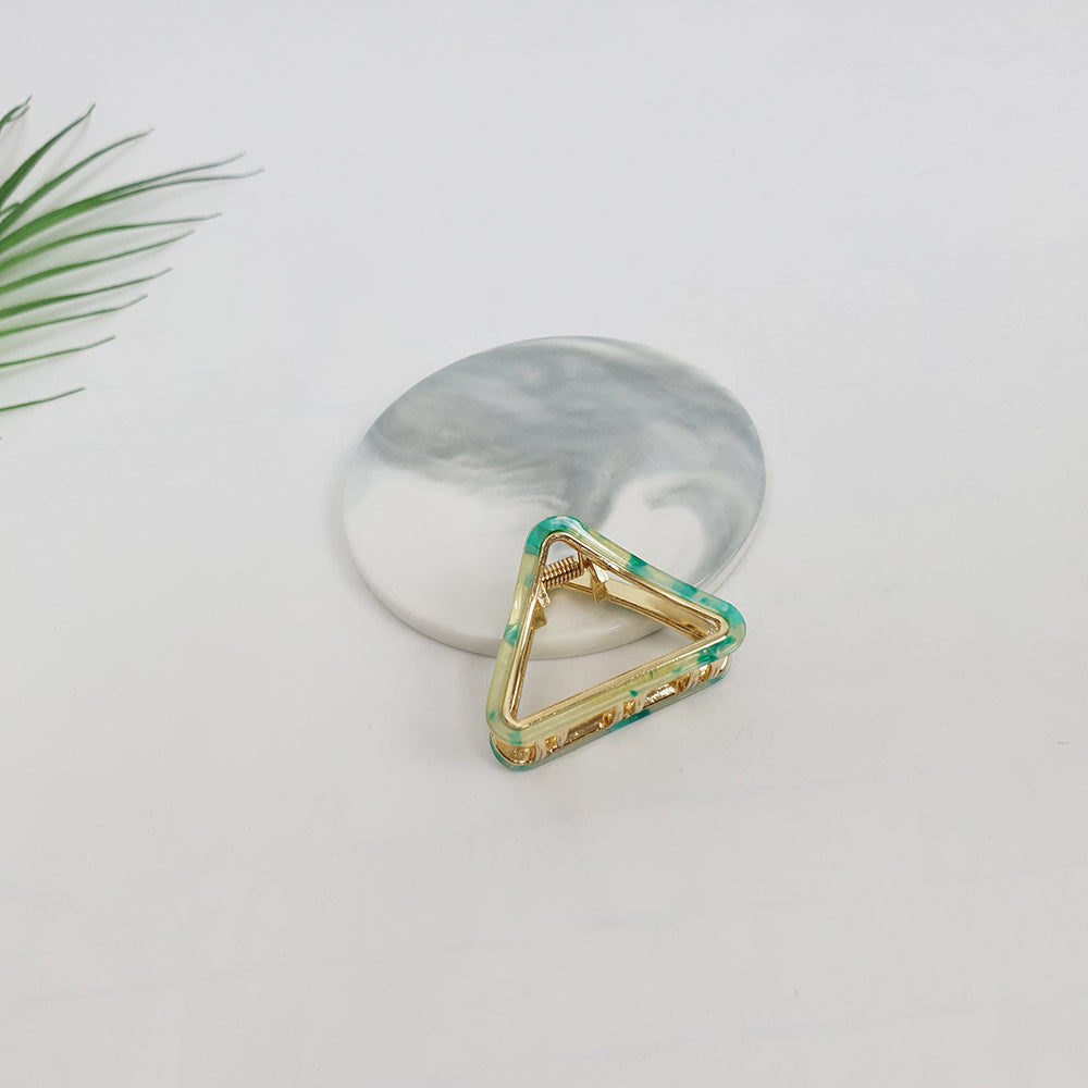 Triangle Mini Hair Claw Clip 2.0 in – 21 Art Green