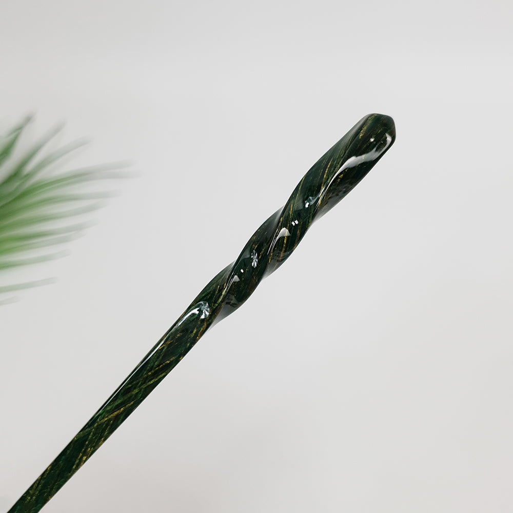Basic Twist Hair Stick 6.9 in – Tortoise Shell Marble, French Pin