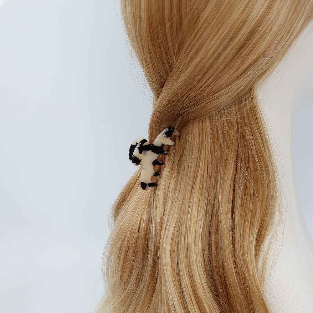 Daol Handle Mini Hair Claw Clip 2.3 in – Tortoise Shell, French-style