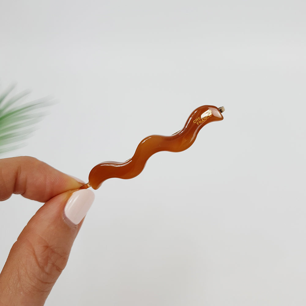 Wave Bobby Pin 2.4 in – 20 Pure Caramel