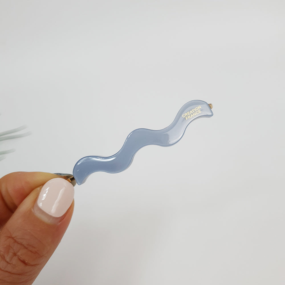 Wave Bobby Pin 2.4 in – 7 Pure Light Blue