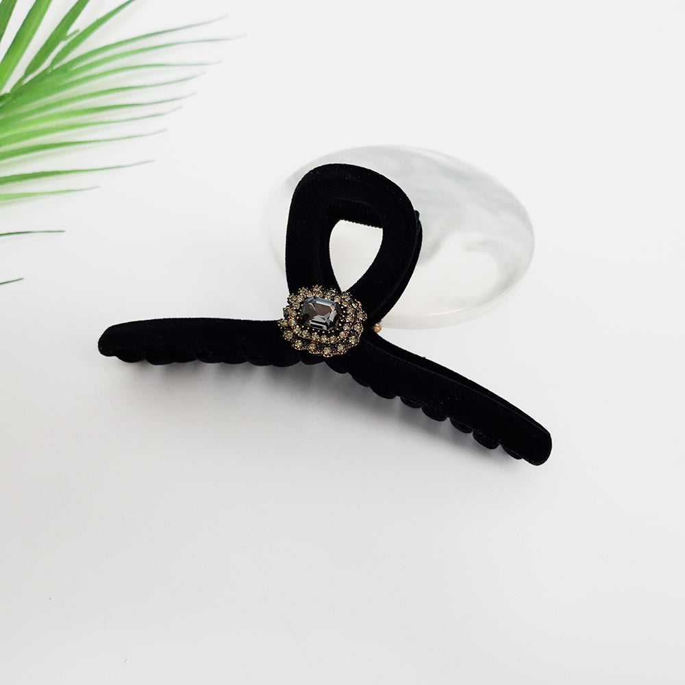 Twist Jumbo Hair Claw Clip 5.1 in – 8 Square Dark Cubic