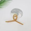 Slim Twist Large Hair Claw Clip 4.3 in – 1 Pure Cocoa