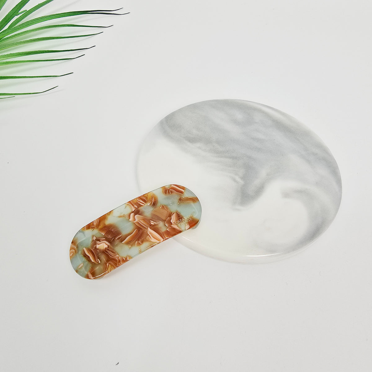 Rounded Square Snap Clip 2.2 in – 3 Sugar Mint