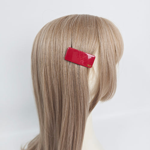 Assorted Shape Hair Barrette 4.3 in – Pastel, 11 Shapes, French Pin