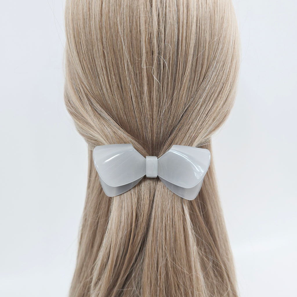 Laurence Sailor Ribbon Hair Barrette 3.7 in – Pastel, French Pin