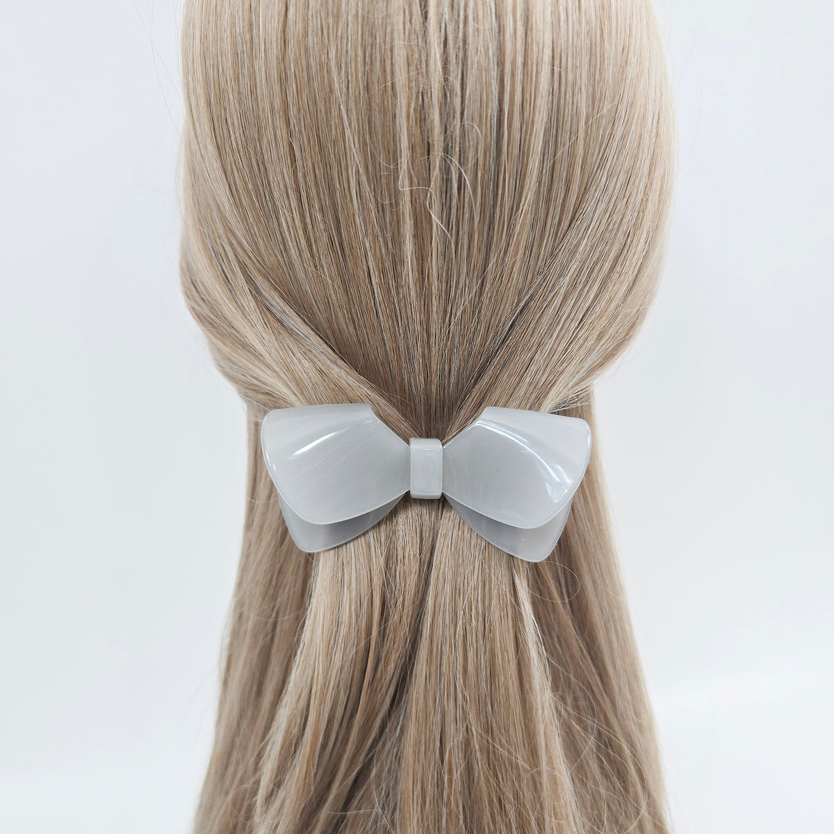 Laurence Sailor Ribbon Hair Barrette 3.7 in – Pastel, French Pin