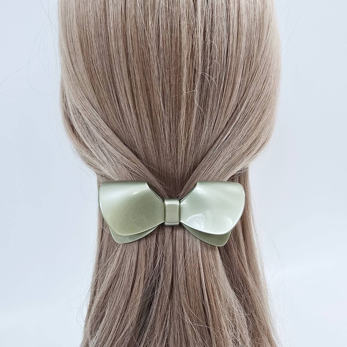 Laurence Sailor Ribbon Hair Barrette 3.7 in – Pastel, French Pin