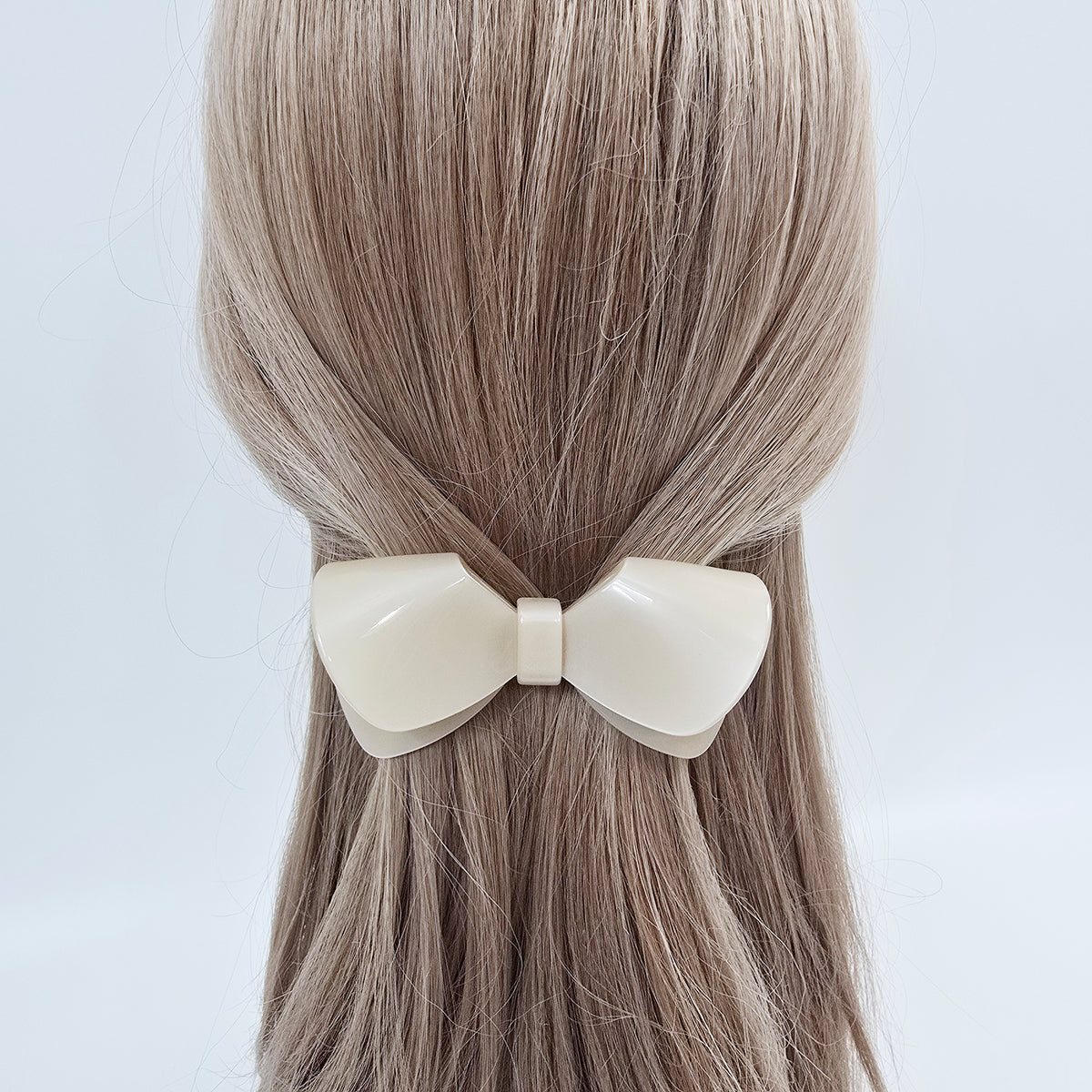 Laurence Sailor Ribbon Hair Barrette 3.7 in – Pastel, French Pin