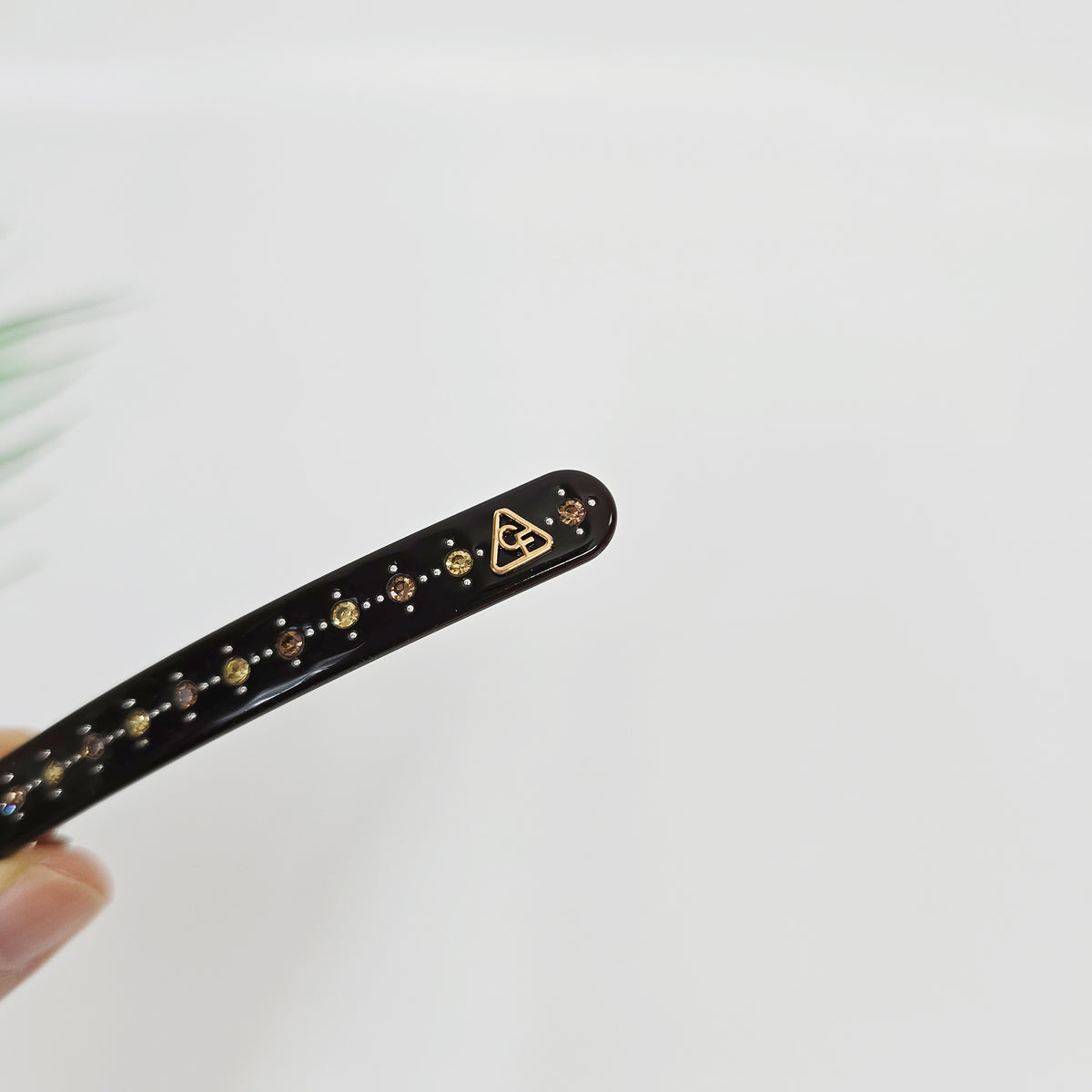 Classic Cubic Slim Hair Barrette 3.5 in – Tortoise Shell, French Pin