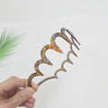 Wave Comb Wide Headband 1.4 in wide – 1 Brown Mint