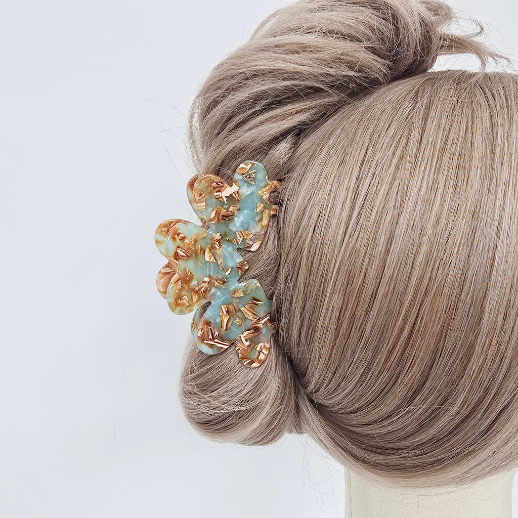 Clover Medium Hair Claw Clip 3.7 in – Tortoise Shell, French-style