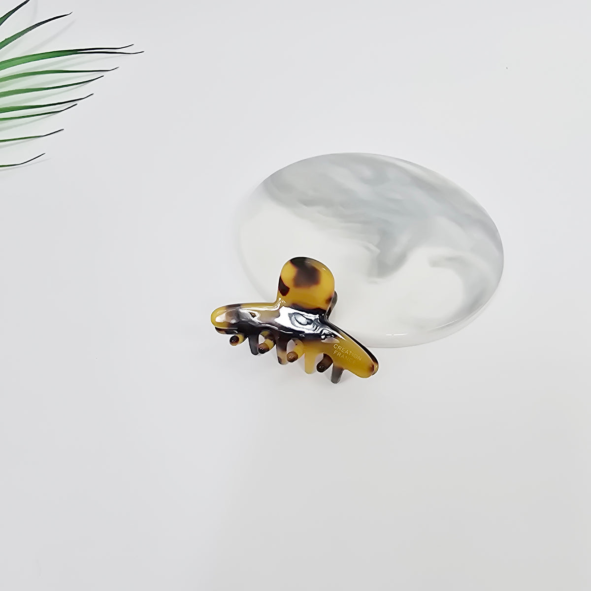 Classic Mini Hair Claw Clip 2.0 in – Tortoise Shell, Solid, for Bangs