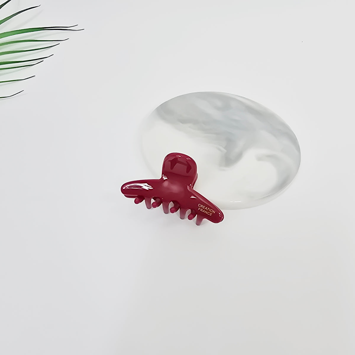 Classic Mini Hair Claw Clip 2.0 in – Tortoise Shell, Solid, for Bangs