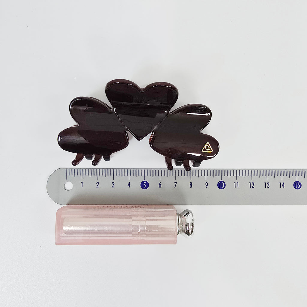 Clover Medium Hair Claw Clip 3.7 in – Tortoise Shell, French-style
