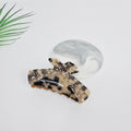 Shine Bow Medium Hair Claw Clip 3.5 in – Cubic, Tortoise Shell, Marble