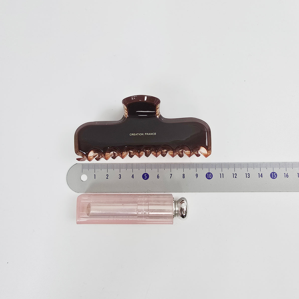 Straight Medium Hair Claw Clip 3.7 in – Tortoise Shell, French-style