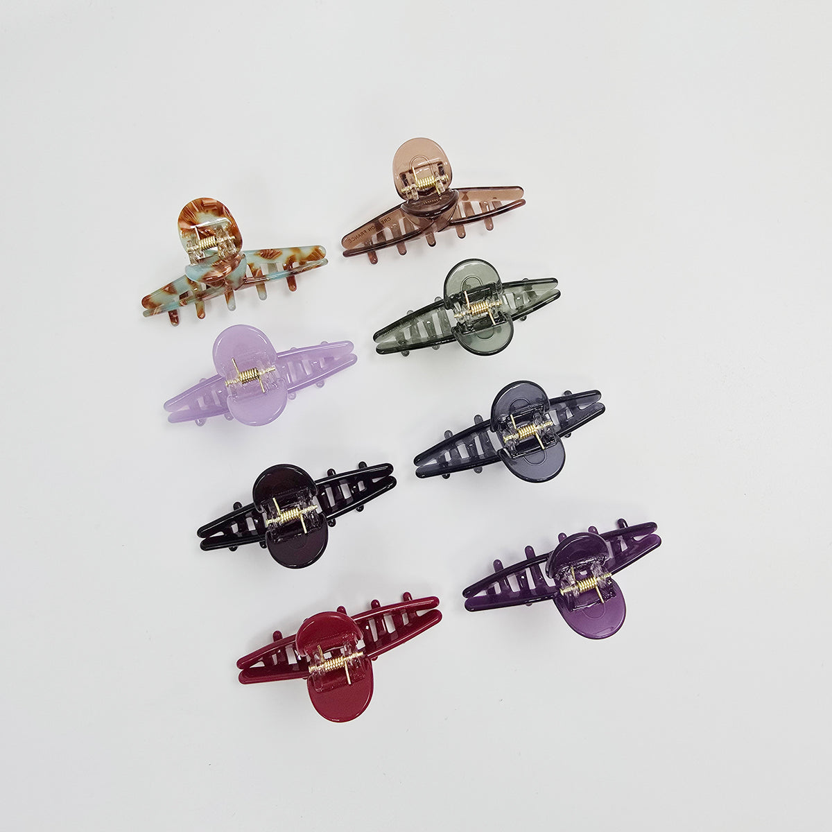 Twist Small Hair Claw Clip 2.8 in – Solid & Clear, French-style, New Colors