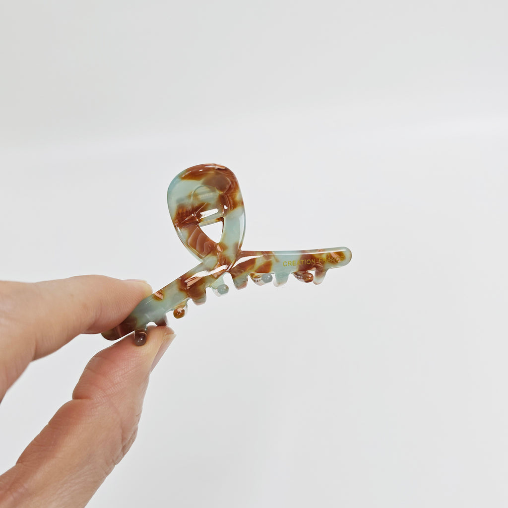 Twist Small Hair Claw Clip 2.8 in – Solid & Clear, French-style, New Colors