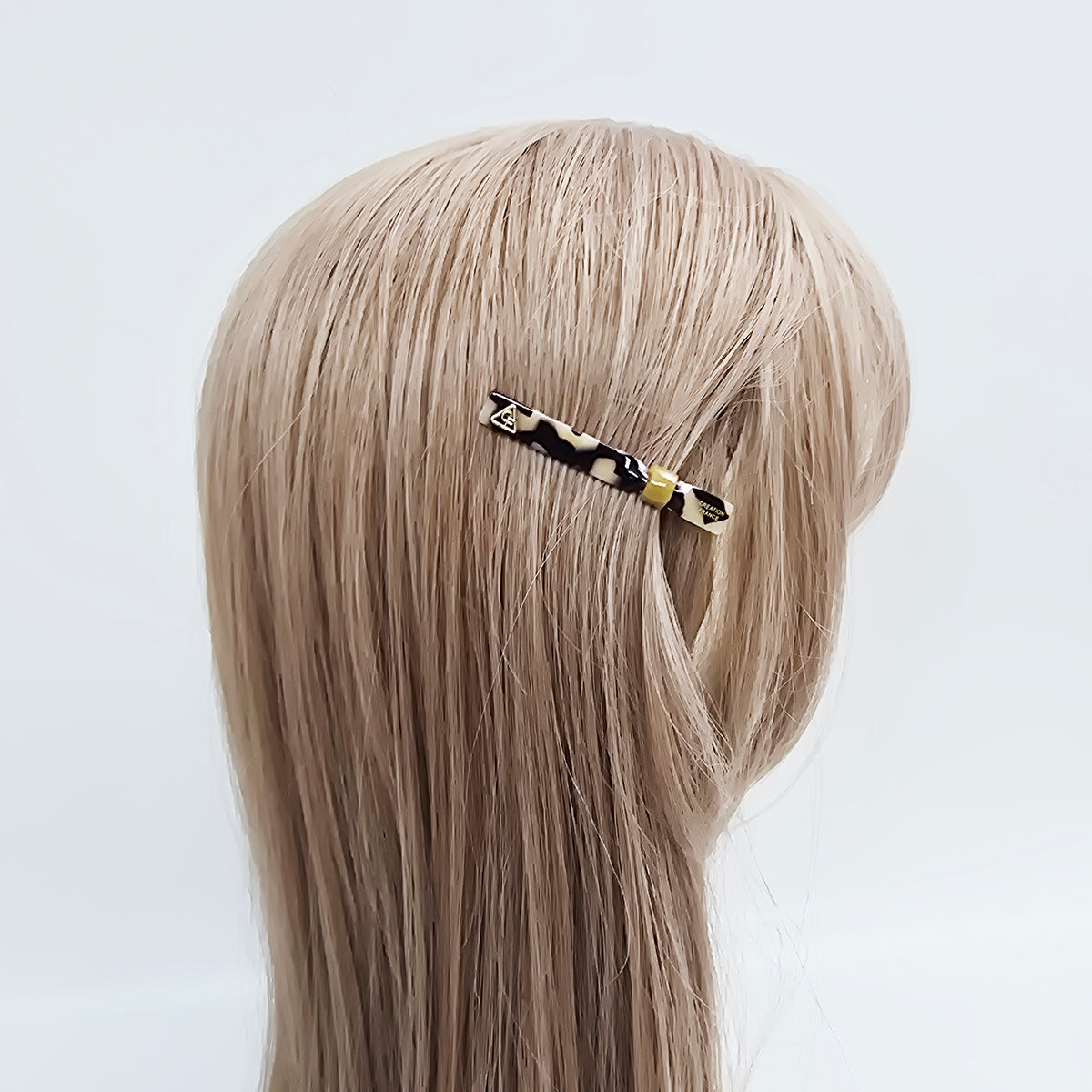Slim Ring Alligator Hair Clip 2.4 in – Tortoise Shell, Solid, French-style