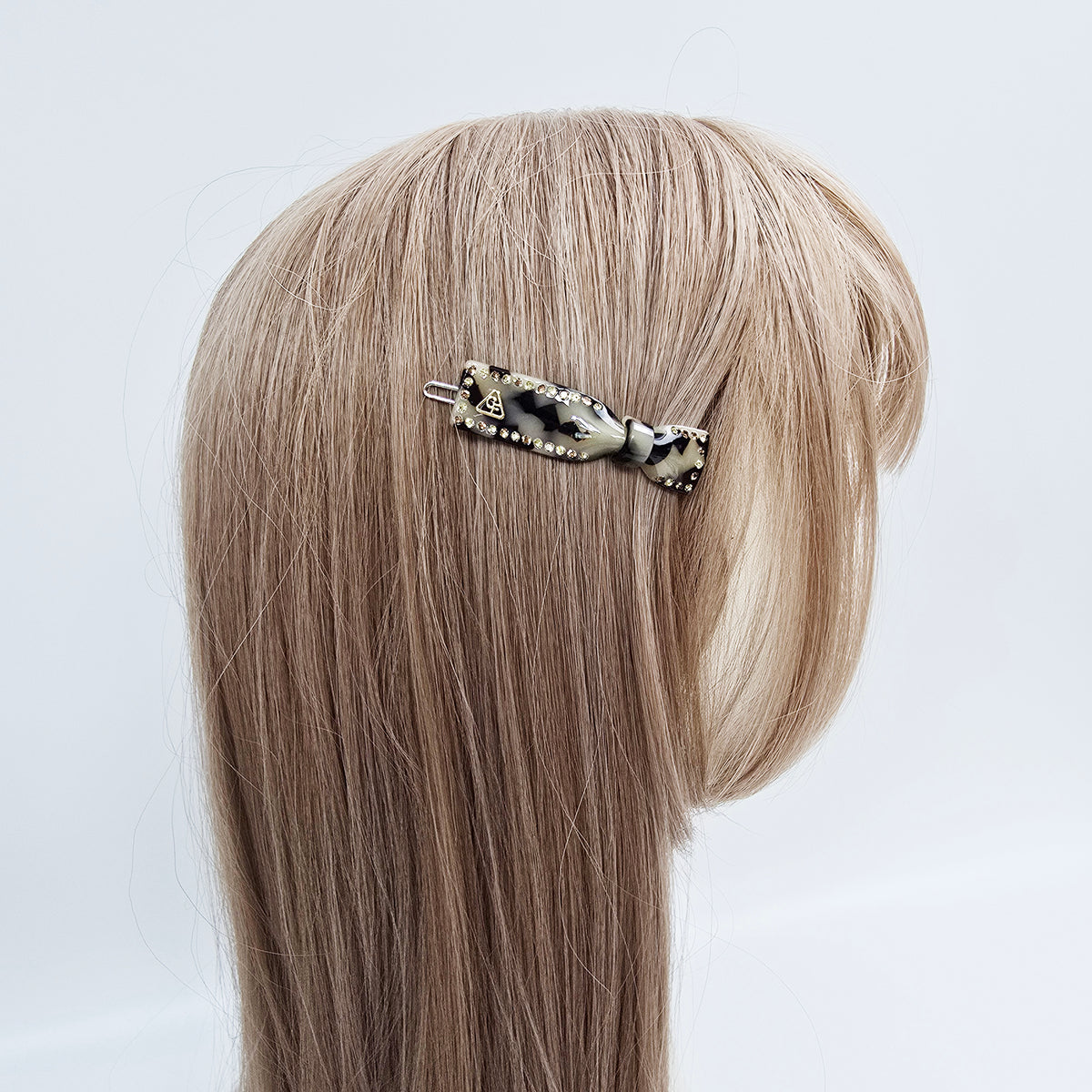 Bow Tie Cubic Slim Bobby Pin 2.3 in – Tortoise Shell, Art, French Pin