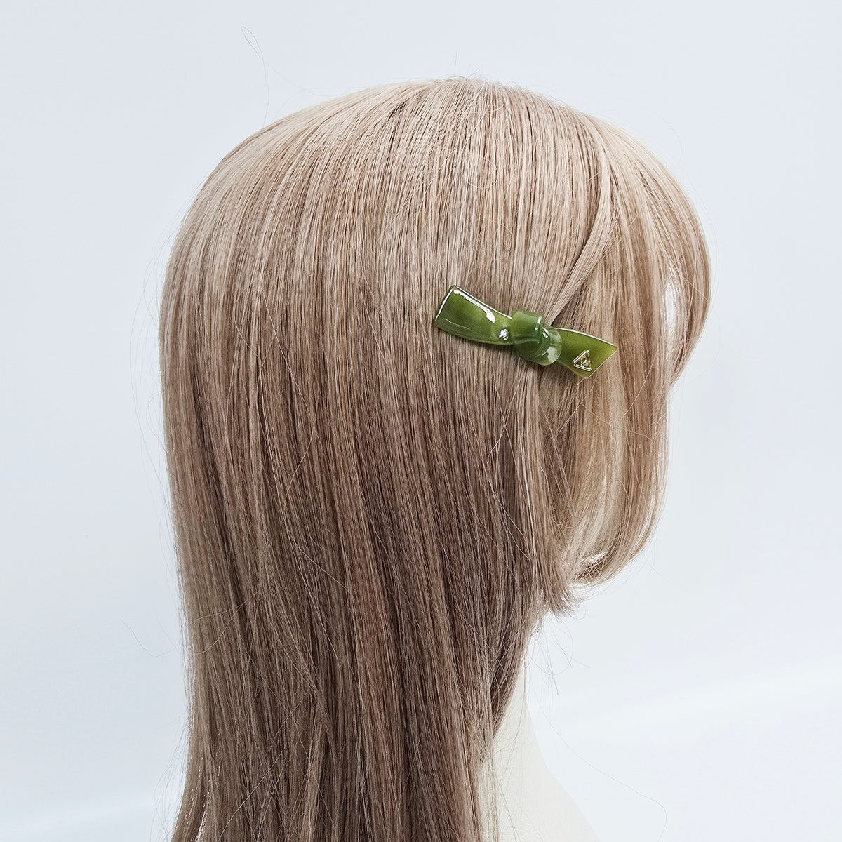 Triangle Knot Mini Alligator Hair Clip 2.4 in – Tortoise Shell, Aurora