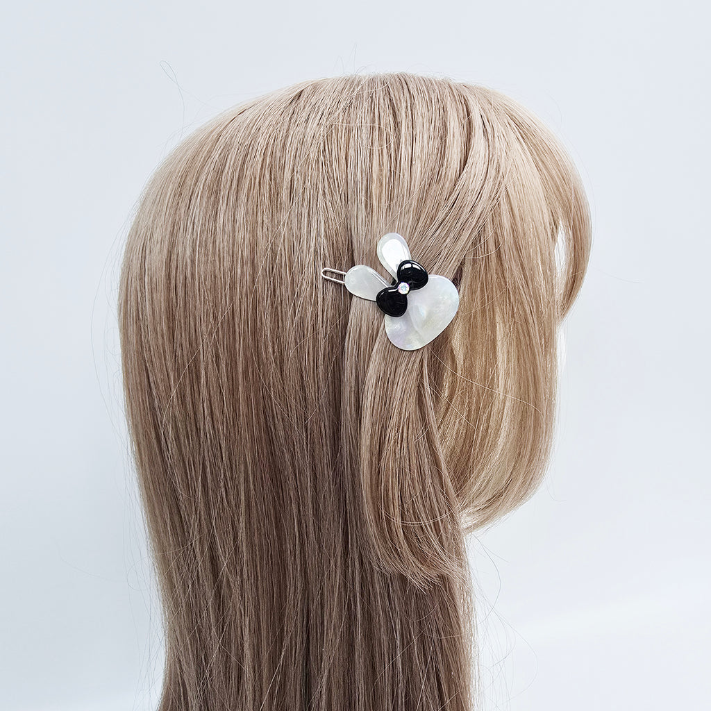 Cubic Bunny Mini Bobby Pin 1.6 in – Tortoise Shell, Aurora, French Pin