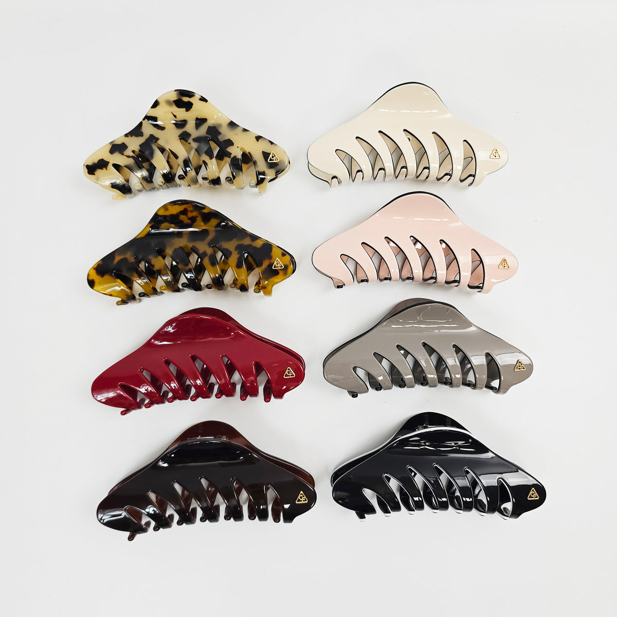 Wave Shell Large Hair Claw Clip 4.5 in – Tortoise Shell, French-style