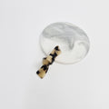 Triangle Knot Mini Alligator Hair Clip 2.4 in – Tortoise Shell, Aurora
