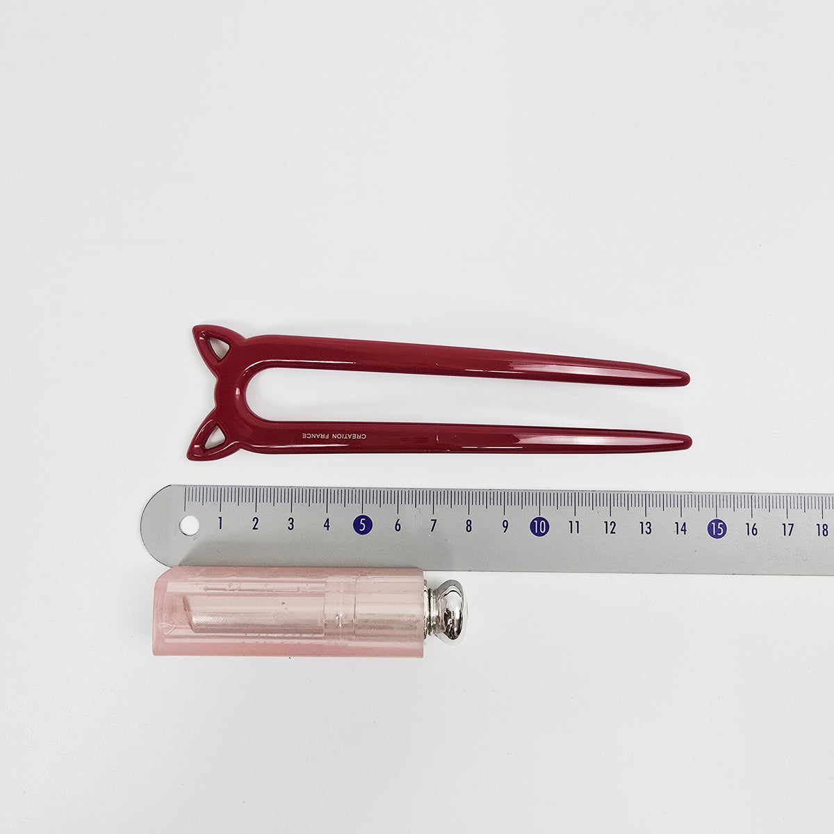 Cat Ear Long U-Shape Hair Stick 5.5 in – Tortoise Shell, French Pin