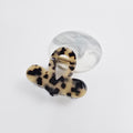 Heart Wave Small Hair Claw Clip 3.1 in – Tortoise Shell, Aurora
