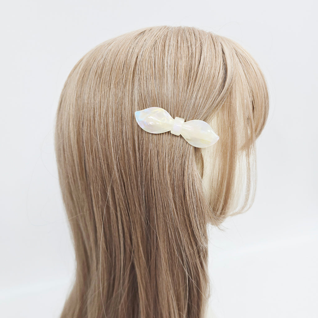 Romance Bow Mini Alligator Hair Clip 2.7 in – Aurora, Solid, New Colors