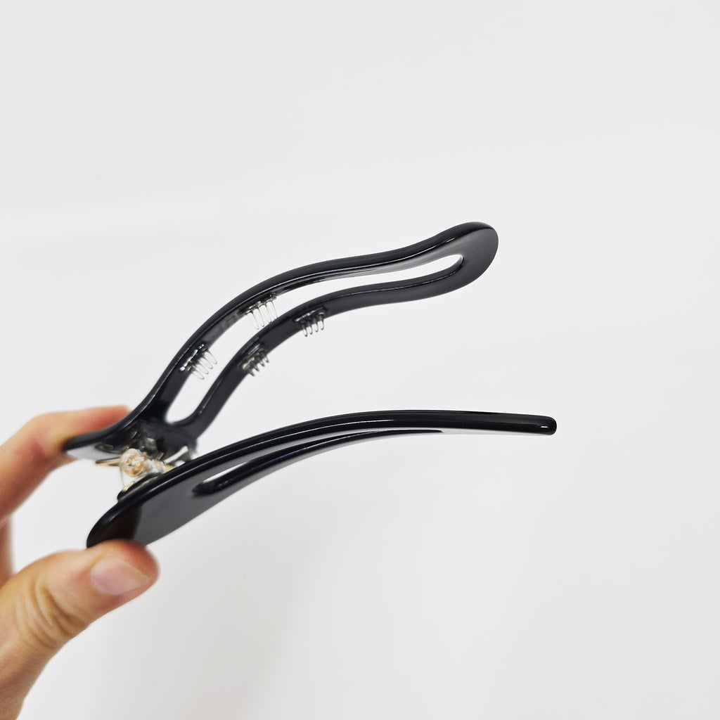 Open Frame Alligator Hair Clip 4.7 in – French-style, for Updos