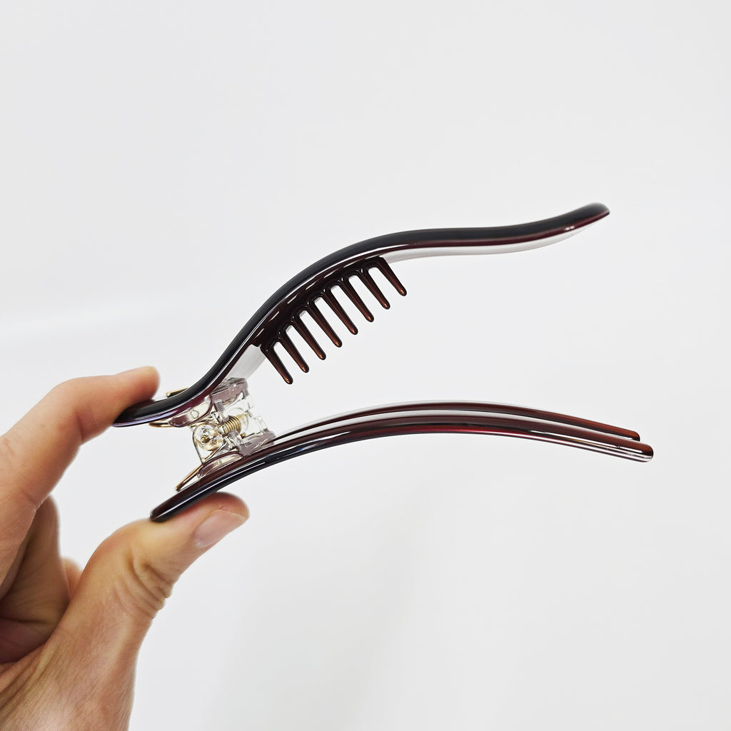 Full Cover Large Alligator Hair Clip 4.7 in – Tortoise Shell, for Updos