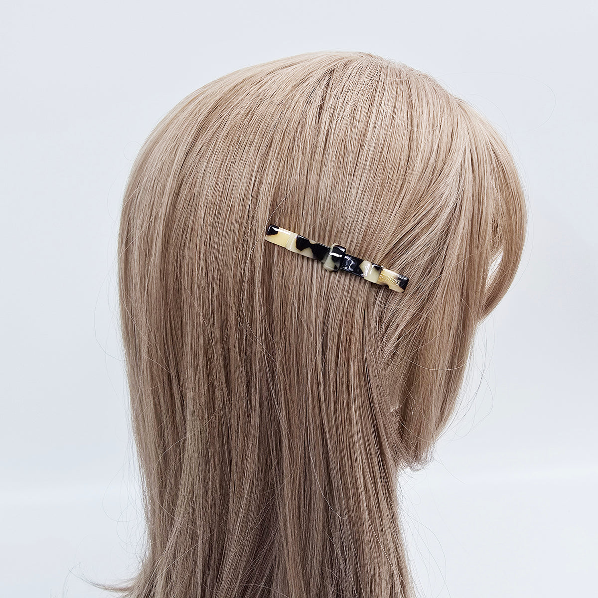 Long Bow Mini Alligator Hair Clip 2.4 in – Tortoise Shell, French-style