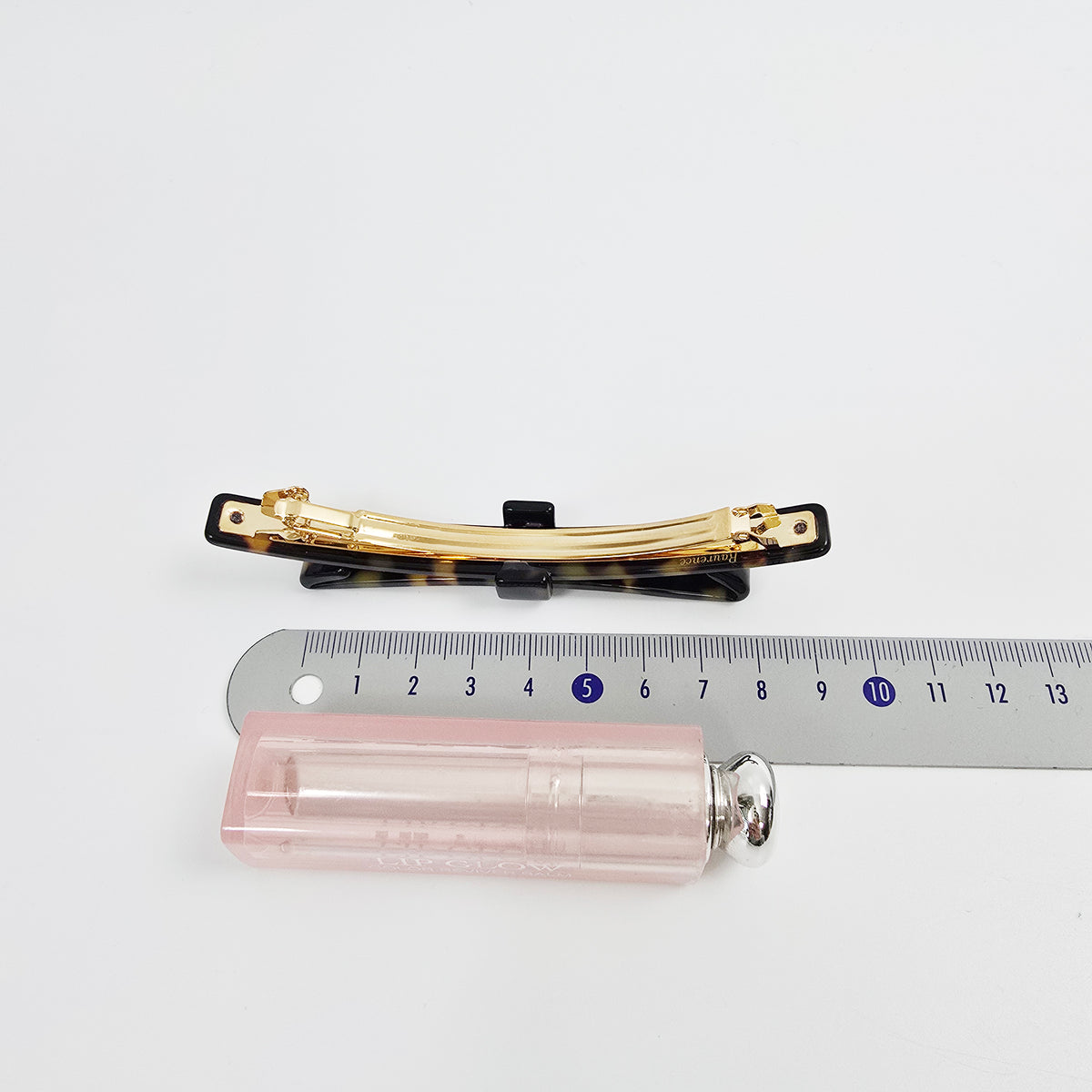 Laurence Long Bow Slim Hair Barrette 4.1 in – Tortoise Shell, French Pin